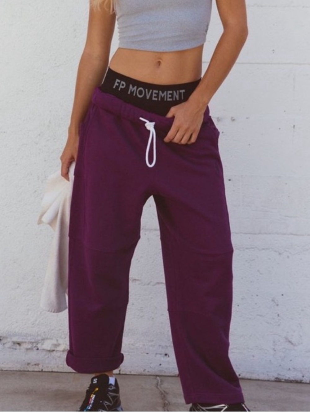 Free People Top Score Barrel Pants